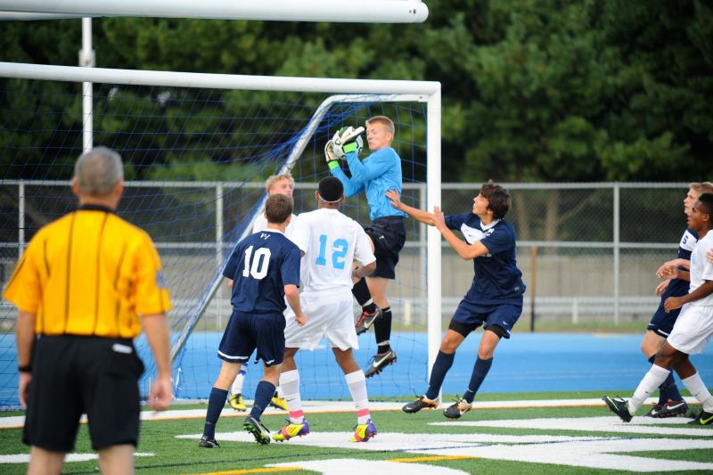 Griffin Kammerer soars above the fray to come away with a Fulbright scholarship. DAVE FREDERICK PHOTO